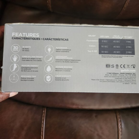 LED gel curing light - Picture 3 of 4